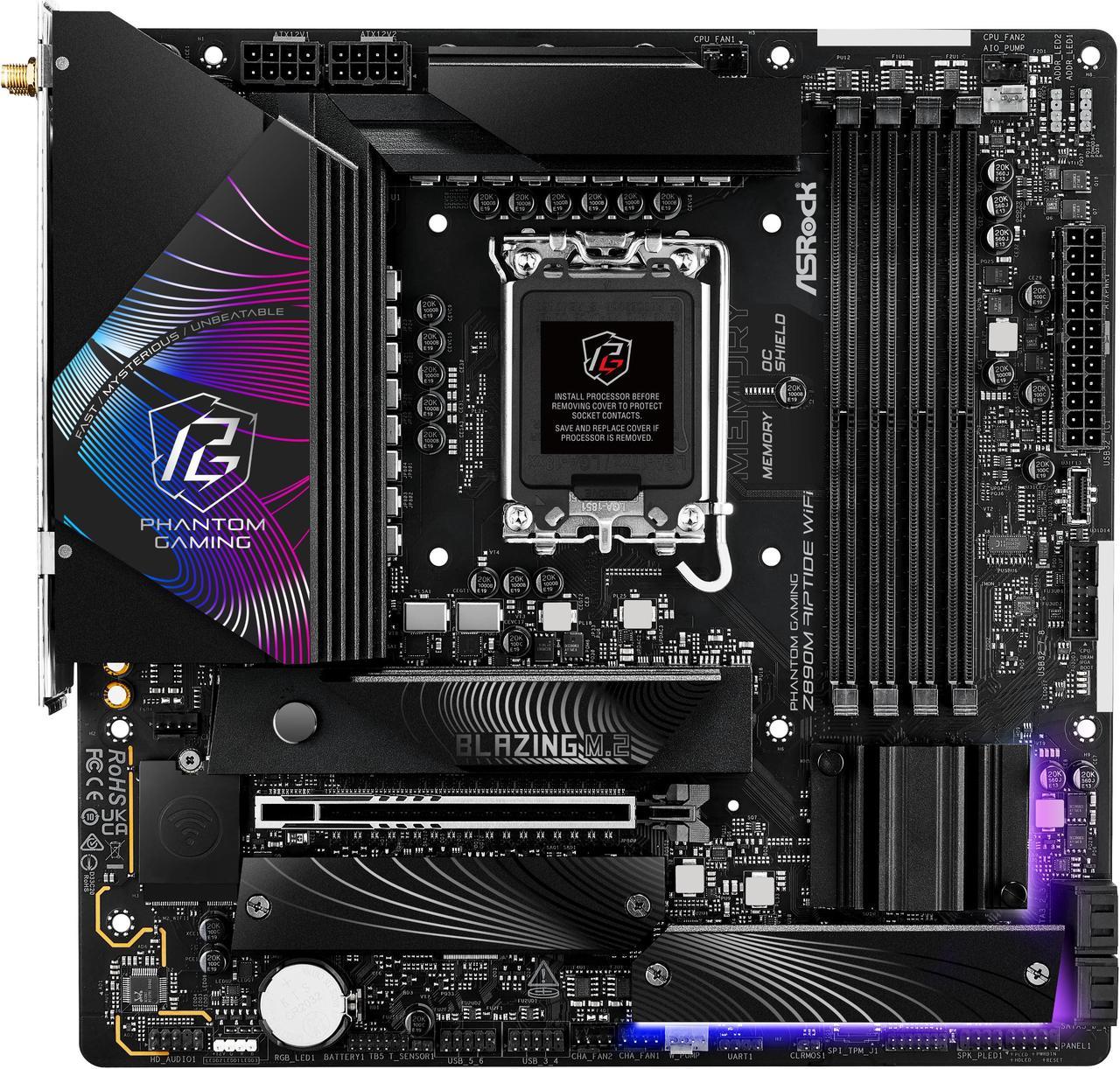 Mother Asrock (lga1851) Z890m Riptide Wifi