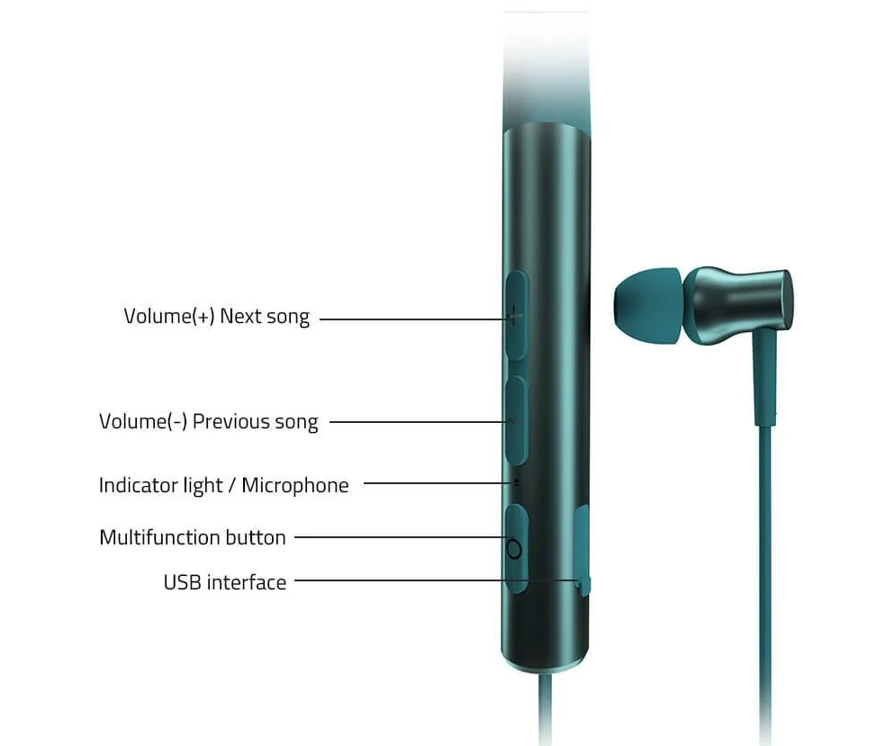 Auricular Fyd Fenda N203 Green