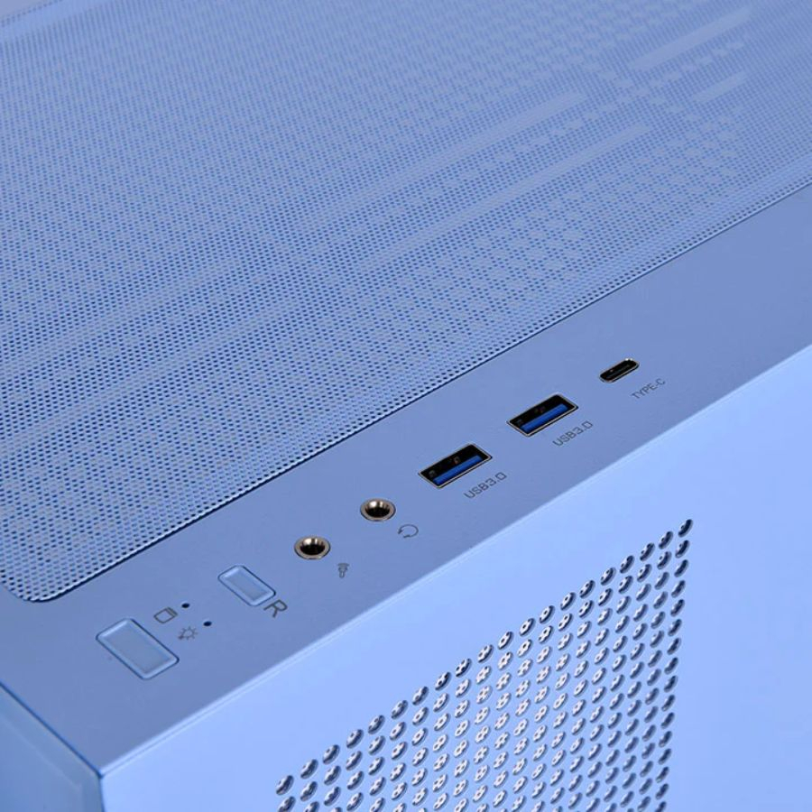 Gabinete Thermaltake View 270 Plus Tg Argb Hydrangea Blue Tempered Glass