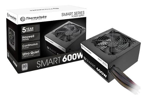 Fuente Gamer Thermaltake Smart White 600w 80 Plus