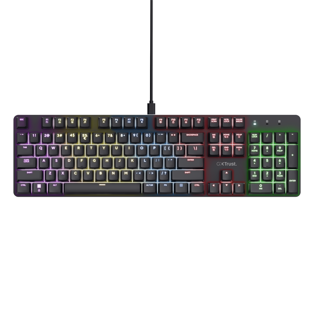 Teclado Trust Zora Mechanical Es Gxt871