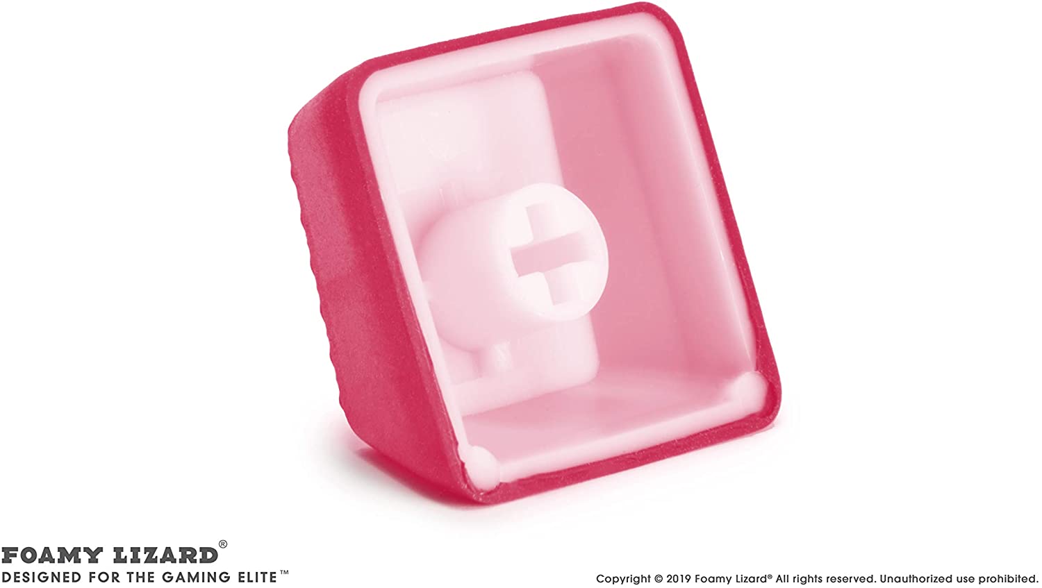 Set 31 Teclas Ducky Goma Traslucidas Rojas Red