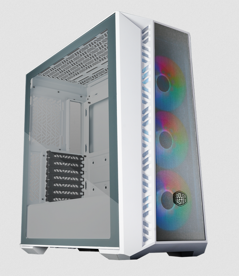 Gabinete Cooler Master Masterbox 520 Mesh White