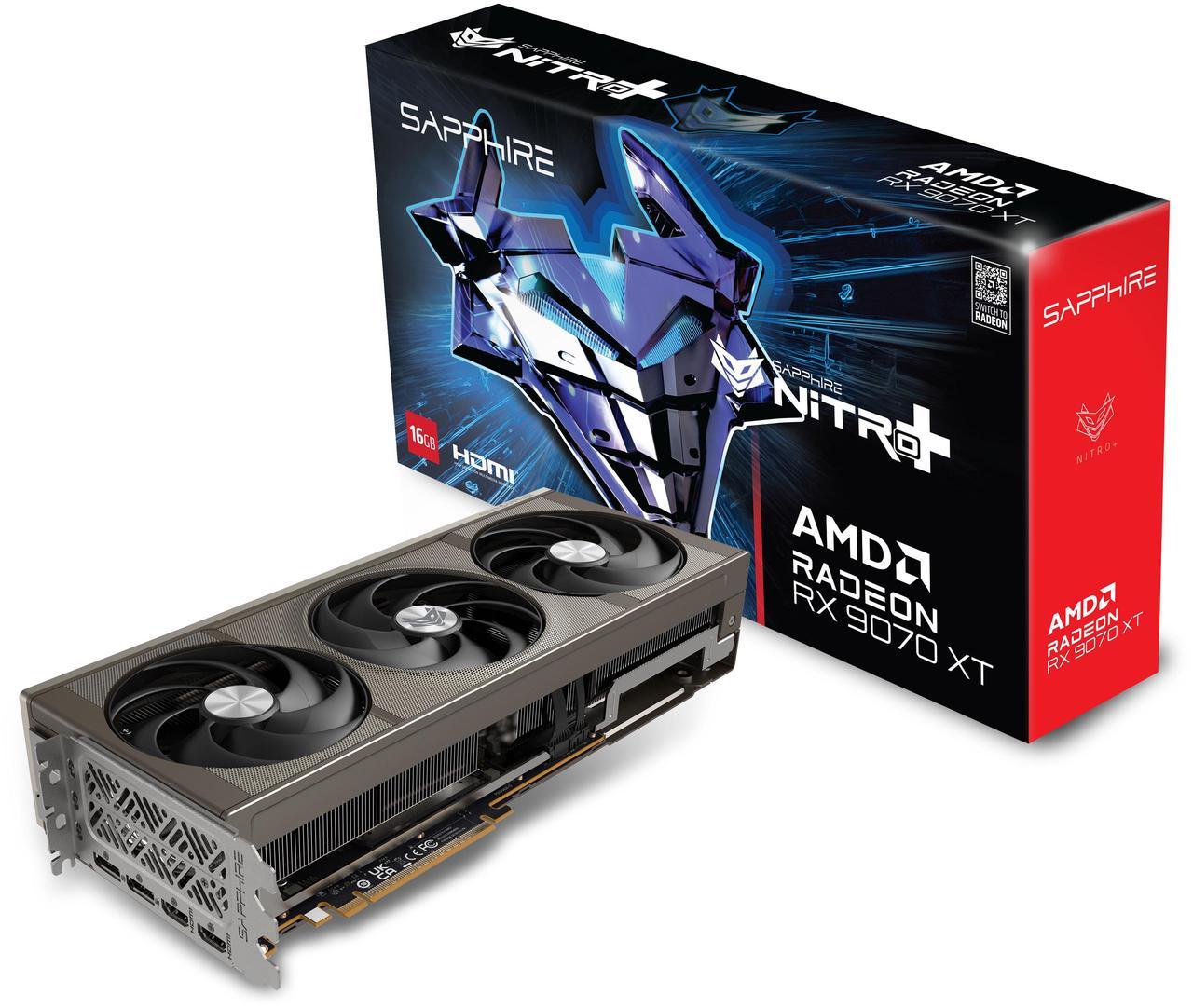 Placa De Video Sapphire Nitro Rx 9070 Xt Gaming Oc 16gb