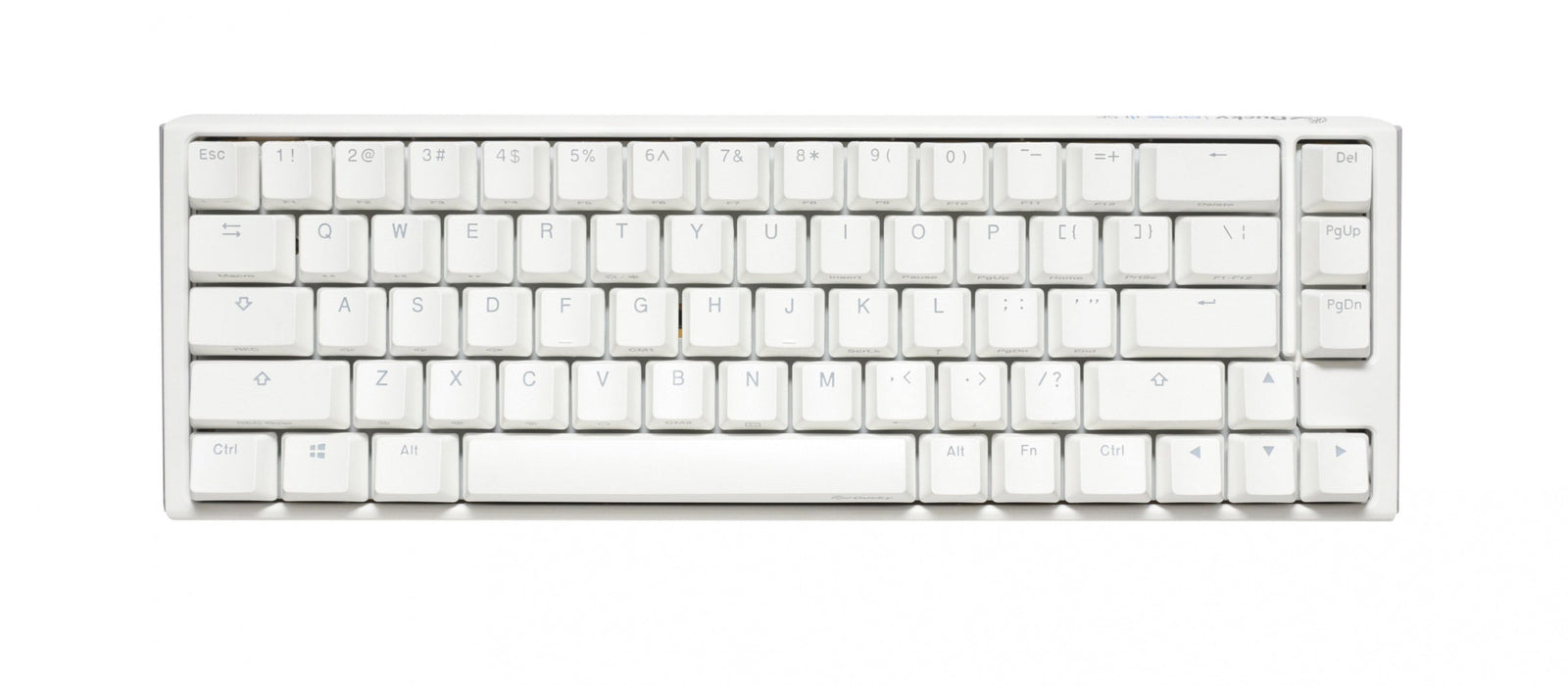 Teclado Mecanico Ducky One 3 Sf Teclas Blancas Interruptor Rojo Ingles Pbt Doble Disparo Sin Costuras Estuche Superior Blanco Estuche Inferior Blanco