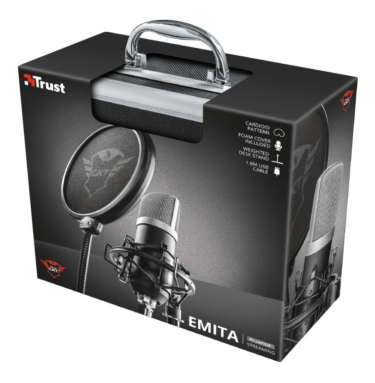 Microfono Trust Emita Usb Gxt 252