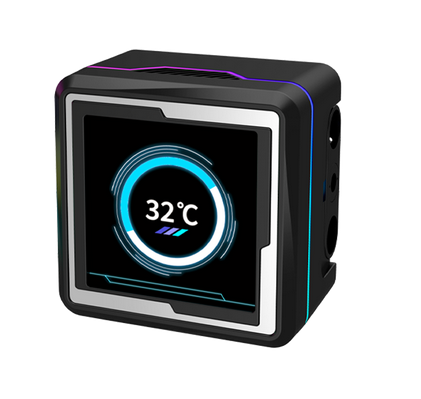 Water Cooler Cpu Raidmax Lm240 Rgb Lcd Display Black