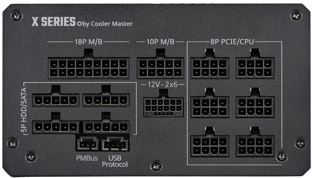 Fuente Cooler Master X Silent Max Platinum 1300w W/ar Cord