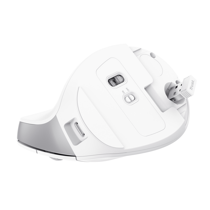 Mouse Gamer Trust Bayo Ii Ergo Wireless White