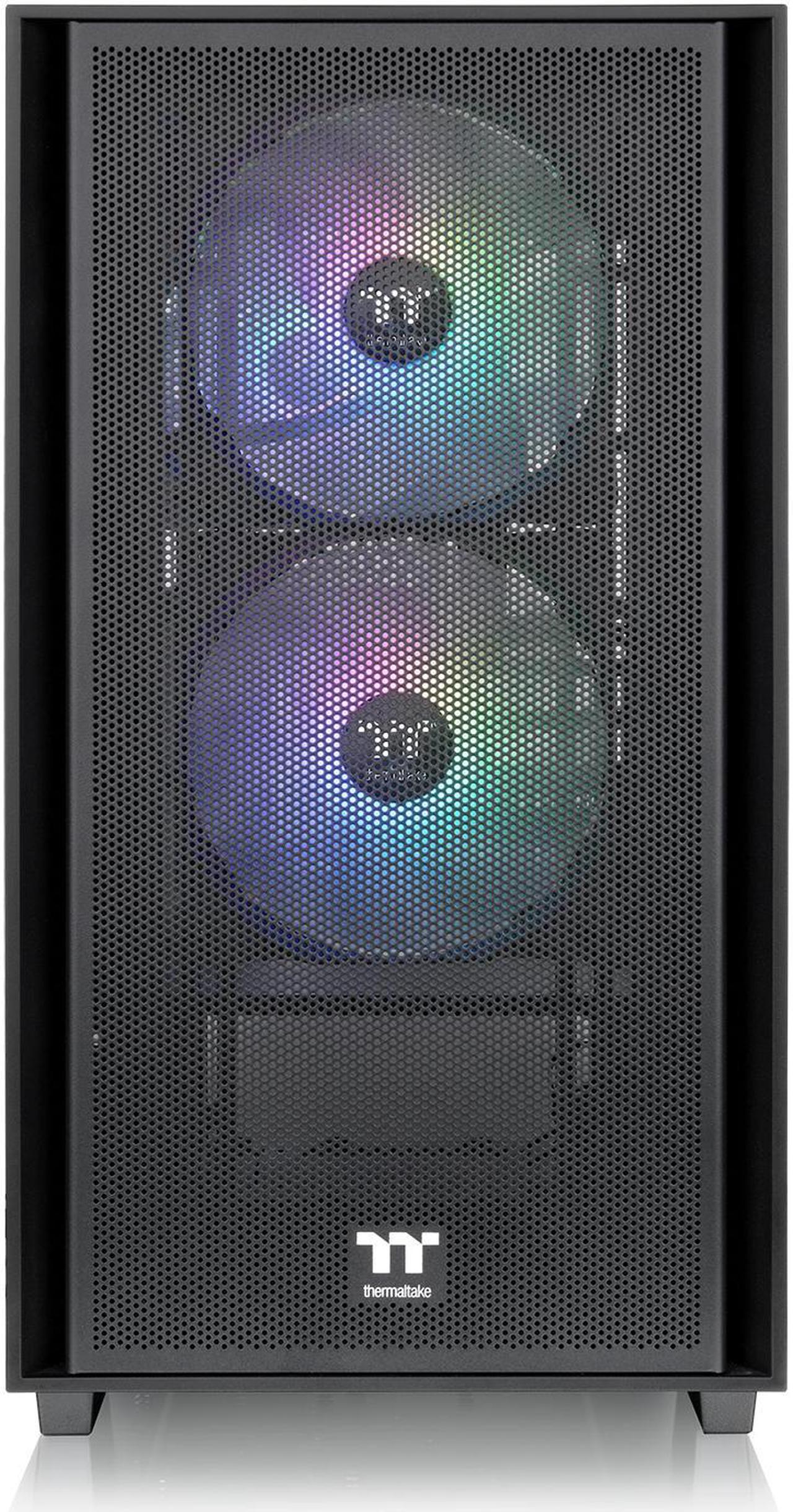 Gabinete Gamer Thermaltake Versa H16 Tg Argb Black Temp Glass