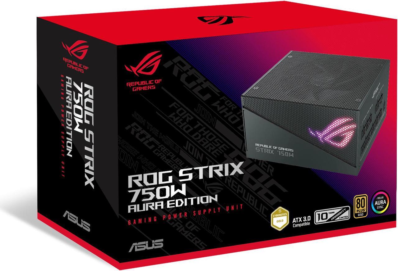 Fuente Asus Rog Strix 750w Aura Gaming 80 Plus Gold