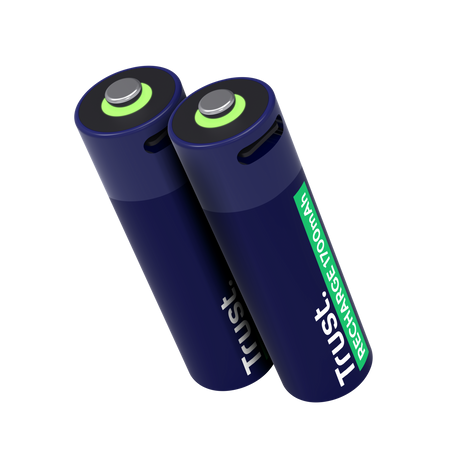 Pilas Aa Recargables Usb-c Trust X2