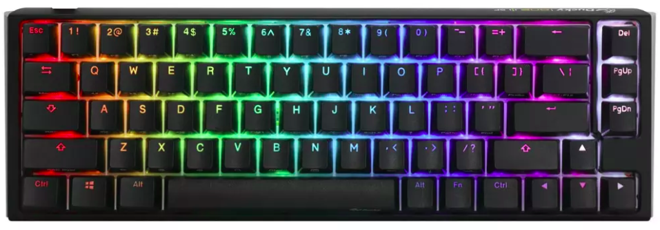 Teclado Mecanico Ducky One 3 Sf 65 Hotswap Cherry Mx Brown Retroiluminado Rgb Negro