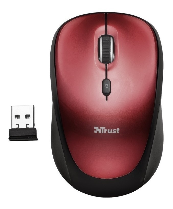 Mouse Trust Yvi Wireless Eco Red