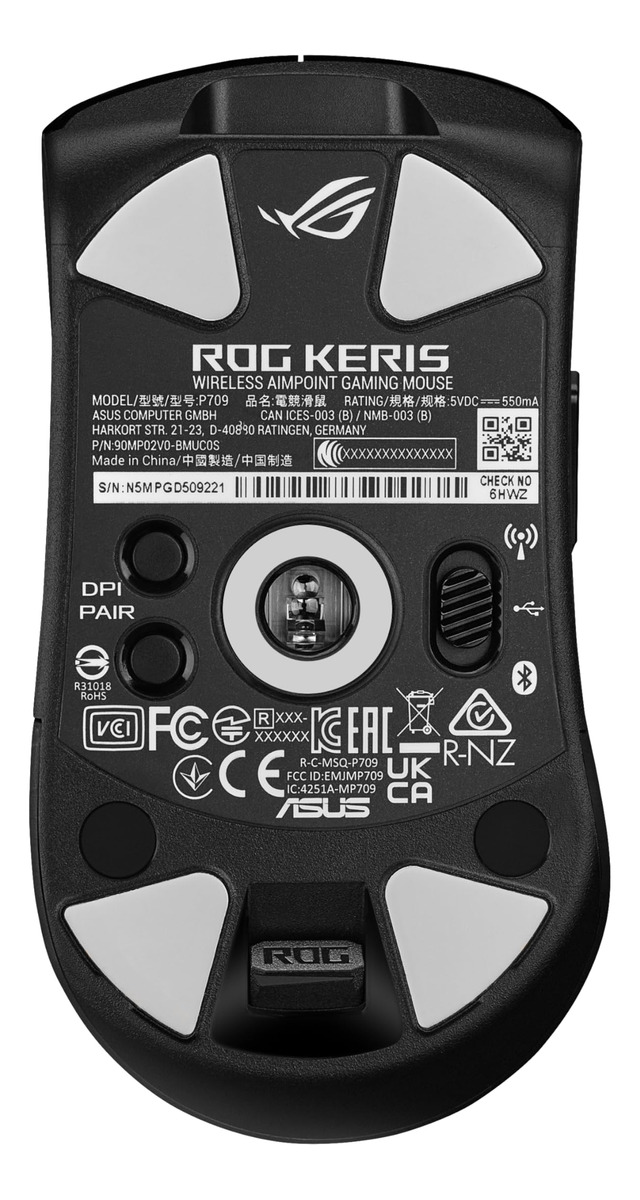 Mouse Asus P709 Rog Keris Wl Aimpoint Black
