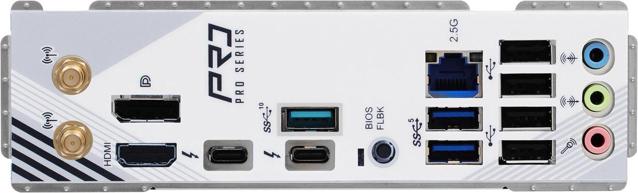 Mother Asrock (lga1851) Z890 Pro Rs Wifi White