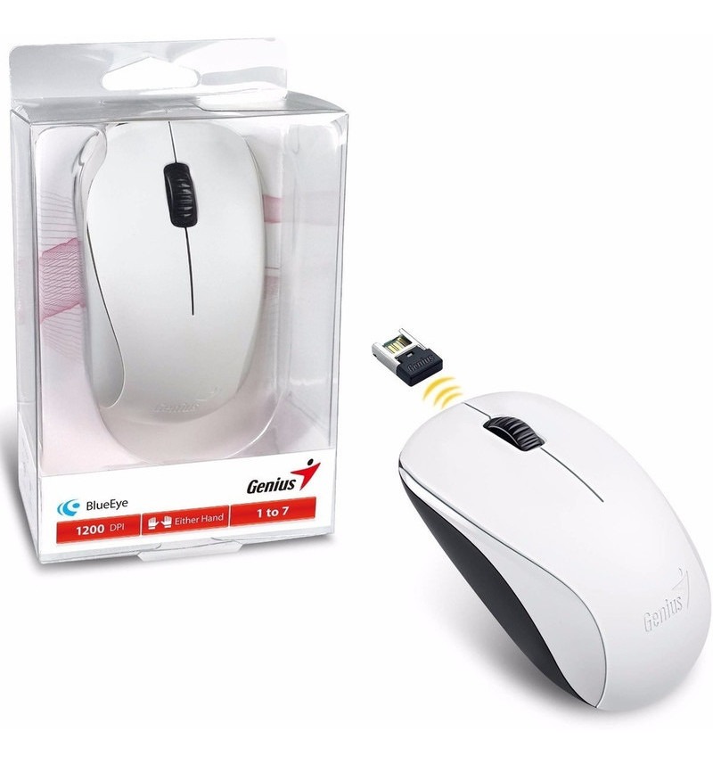 Mouse Genius Nx-7000 White Wireless New G5