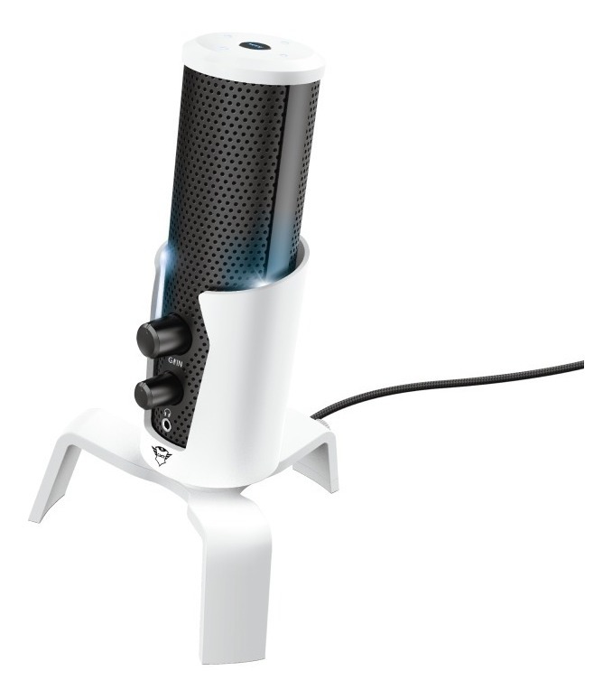 Microfono Trust Fyru 4in1 Streaming Mic Gxt258w White