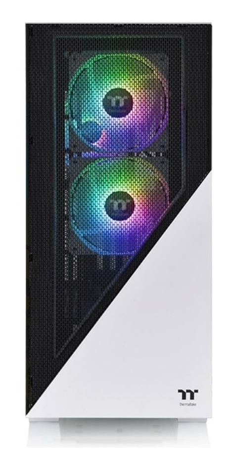 Gabinete Gamer Thermaltake Divider 370 Tg Argb Snow White Temp Glass