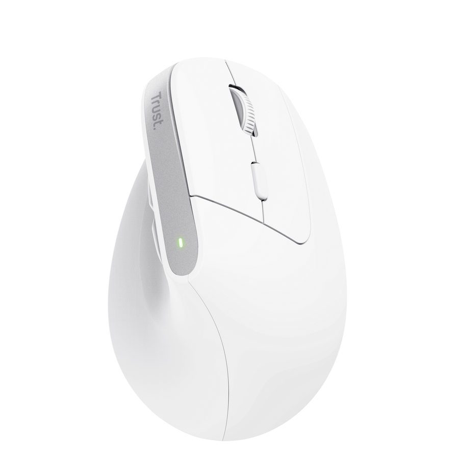 Mouse Gamer Trust Bayo Ergo Multidispositivo Wireless White