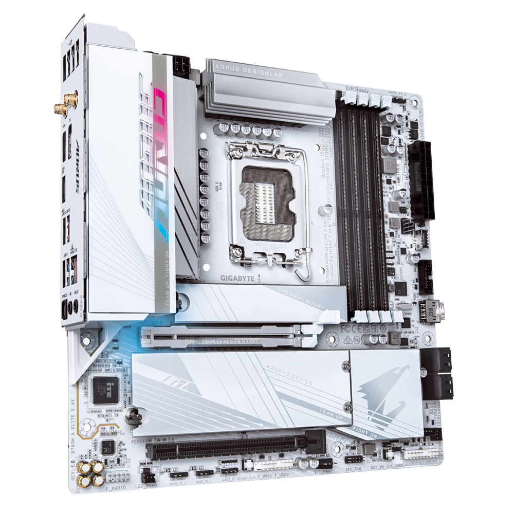 Mother Gigabyte (lga1700) B760m A Elite X Ax