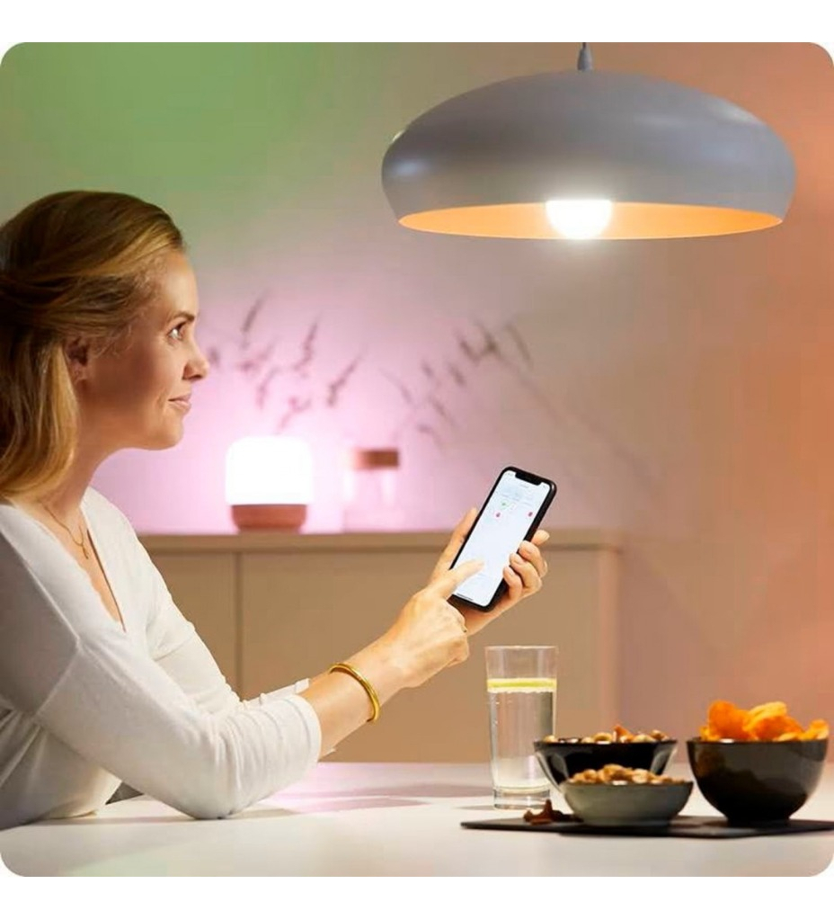 Lampara Philips Wfb Led Smart A60 60w E27