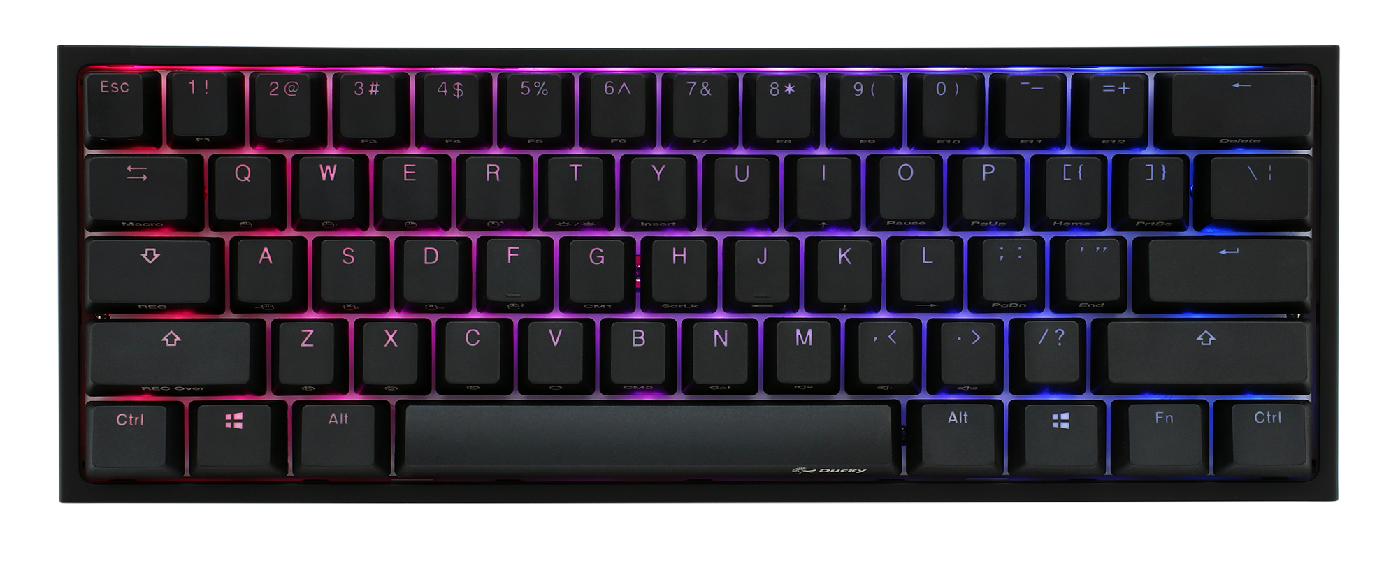 Teclado Gamer Ducky One 2 Mini Rgb Cherry Mx Brown Double Shot Pbt Mecanico