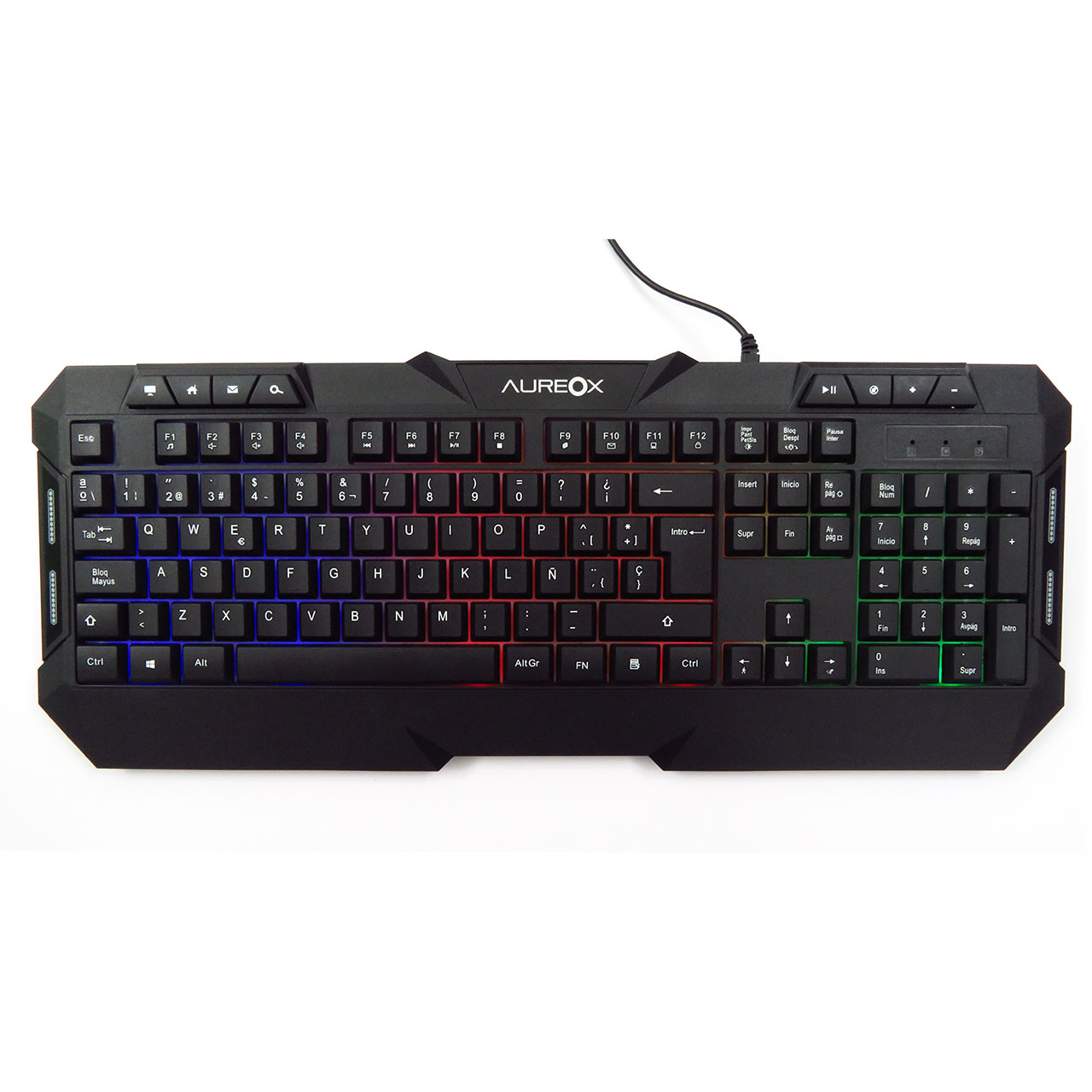 Teclado Y Mouse + Pad Aureox Lifelight Gaming Gc1000