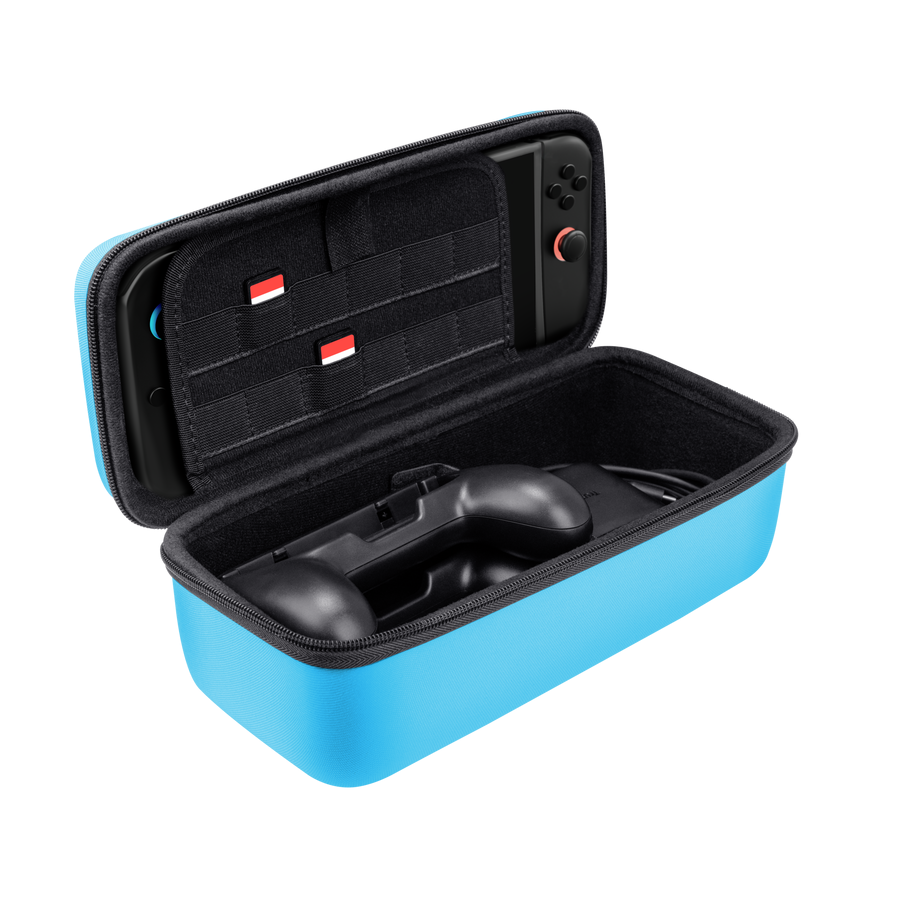 Accesorios Trust Estuche Rigido Xl Para Nintendo Switch 2 Blue Gxt1252b
