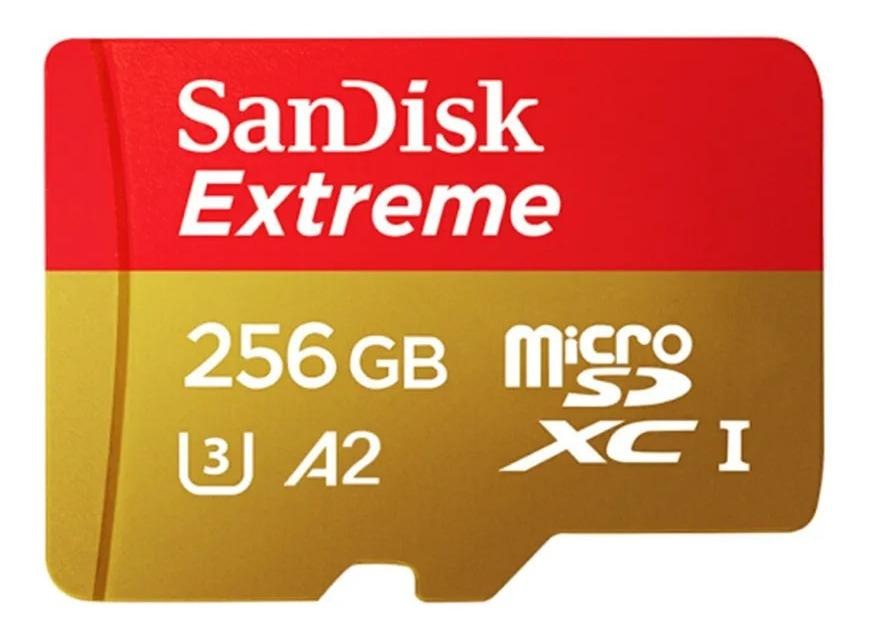Micro Sdxc 256gb Sandisk Extreme Uhs-i A2 C/adap-sd