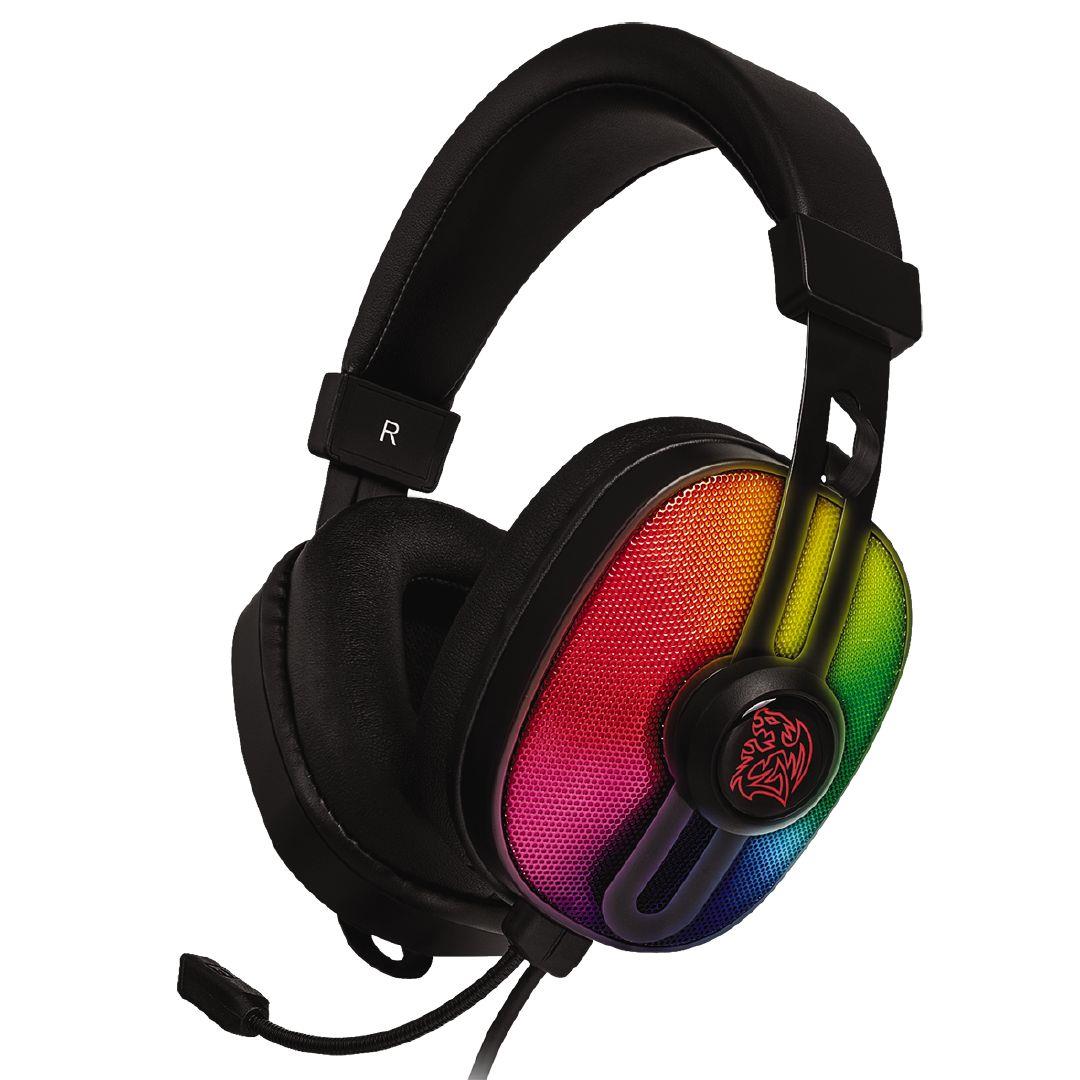 Auricular Gamer Tt Esports Ht Pulse G100 Analog Rgb Black