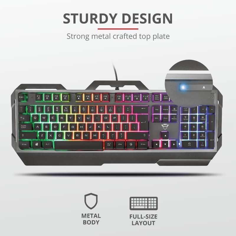 Teclado Gamer Trust Torac Es