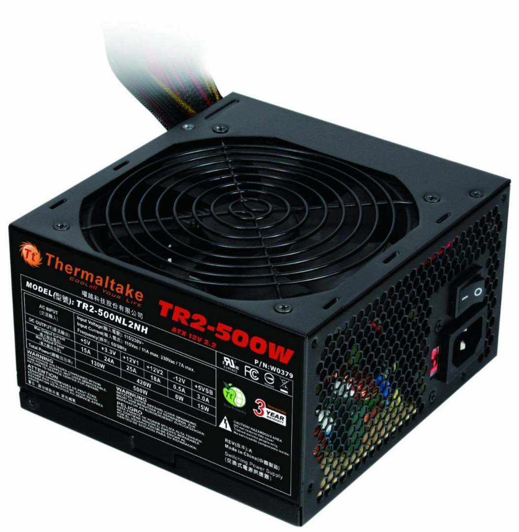 Gabinete C/fuente Thermaltake Versa H16 + Tr2 500w