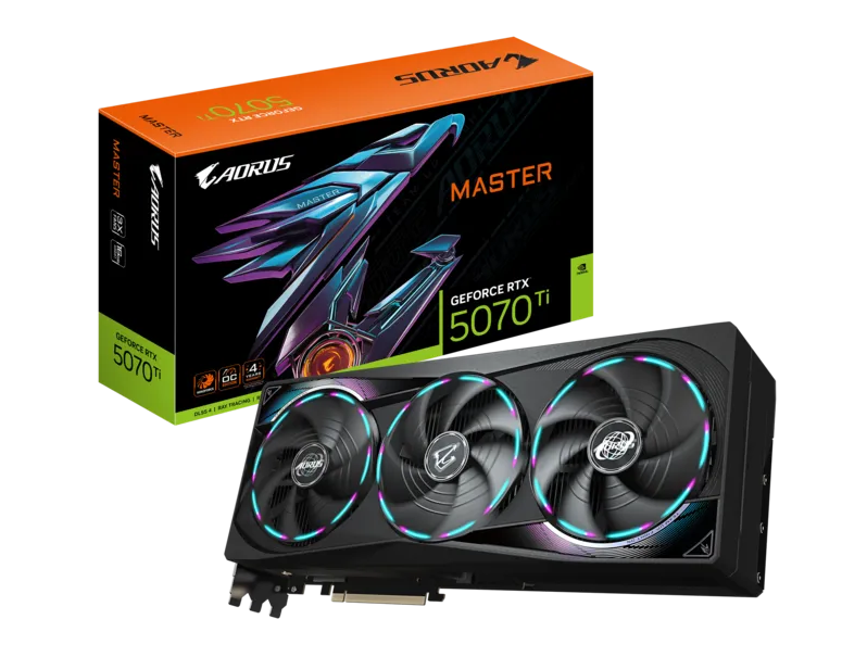 Placa De Video Gigabyte Rtx 5070ti Aorus Oc V2 16gb