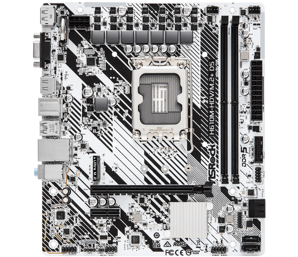 Mother Asrock (lga1700) H610m-hdv/m.2 Ddr5