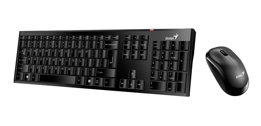 Teclado Genius+mouse Slimstar 8000se Sp Black