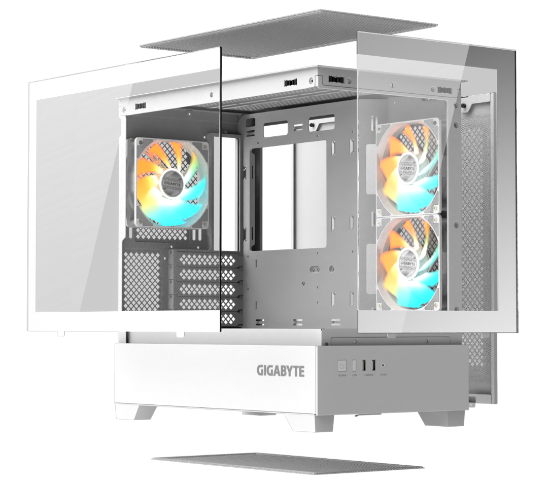 Gabinete Gamer Gigabyte C201p M-atx White