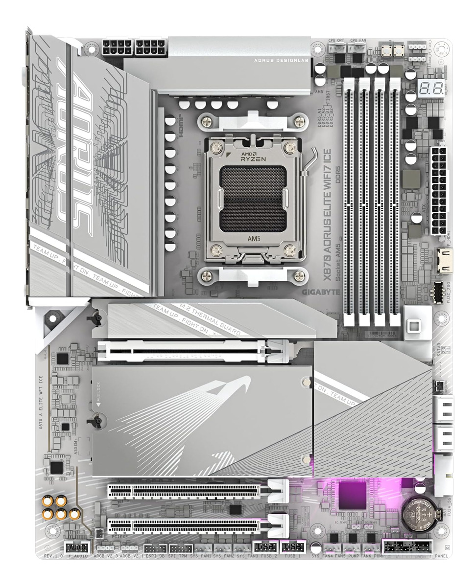 Mother Gigabyte (am5) X870 A Elite Wf7 Ice 1.0