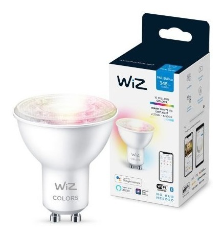 Lampara Wiz Led Smart Gu10 Rgb 4.9w