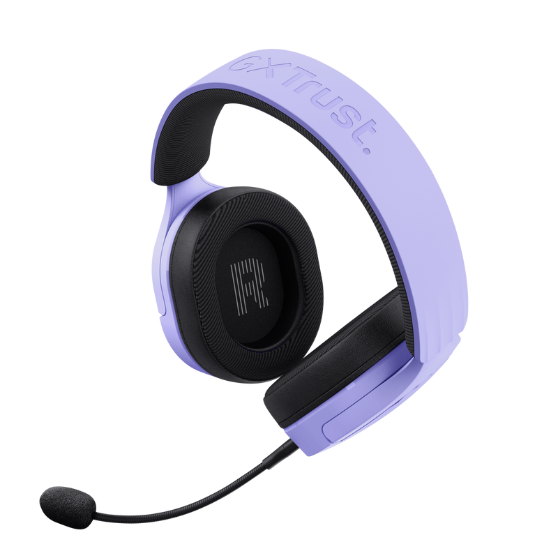 Auricular Gamer Trust Fayzo Wireless Purple Gxt491p