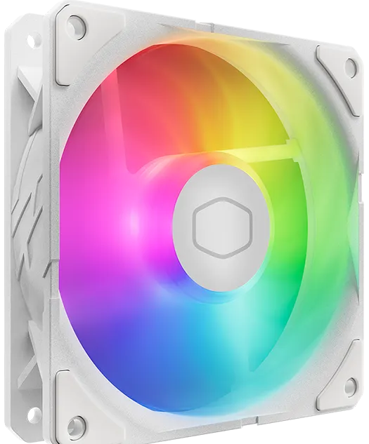 Cooler Gabinete Cooler Master Fan Sickleflow Edge 120 Argb White Edition