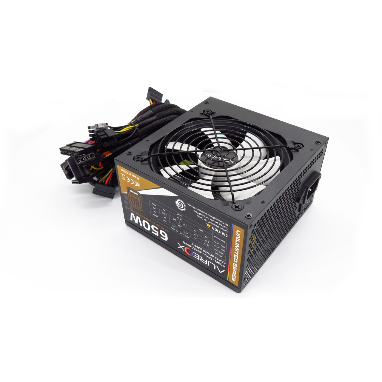 Fuente Gamer Aureox 650w Bronze 80+psu