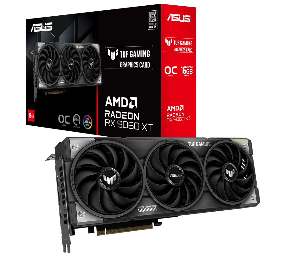 Placa De Video Asus Tuf Rx 9060xt Oc 16gb Gaming