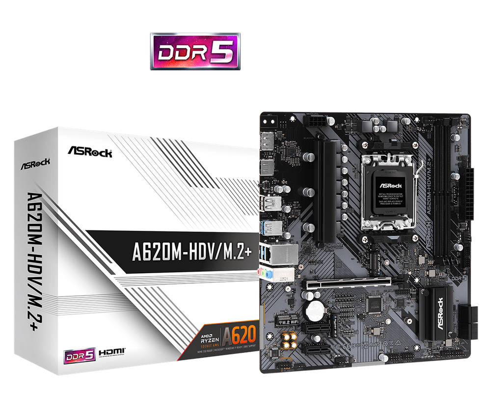 Mother Asrock (am5) A620m-hdv/m.2+