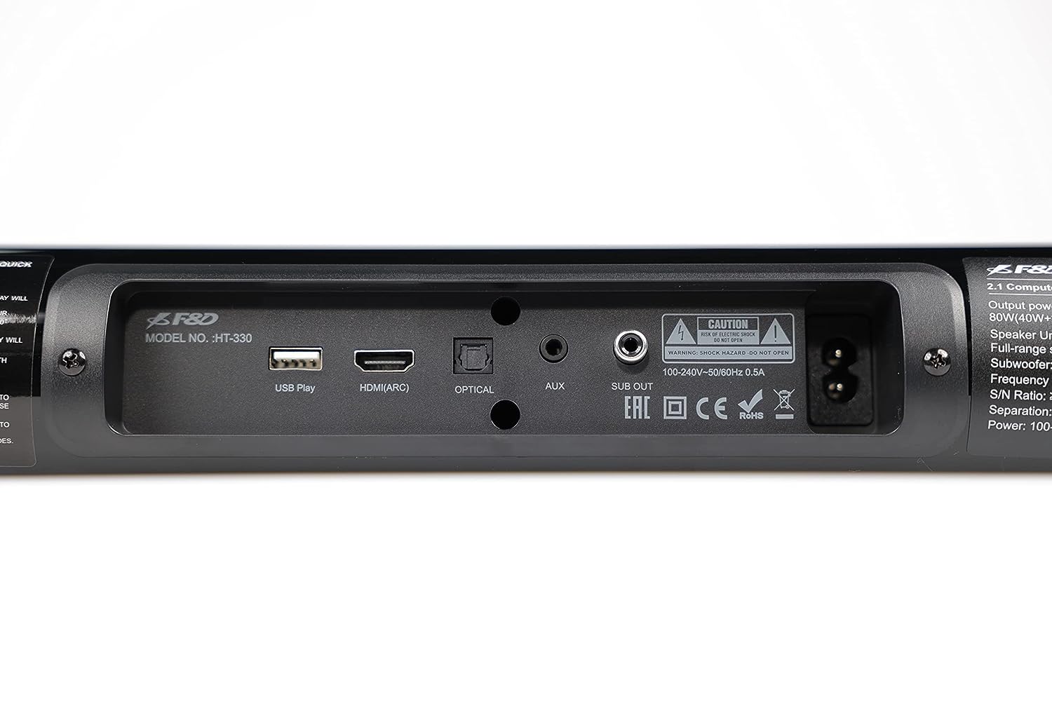 Parlante Fyd Fenda Ht-330 Black