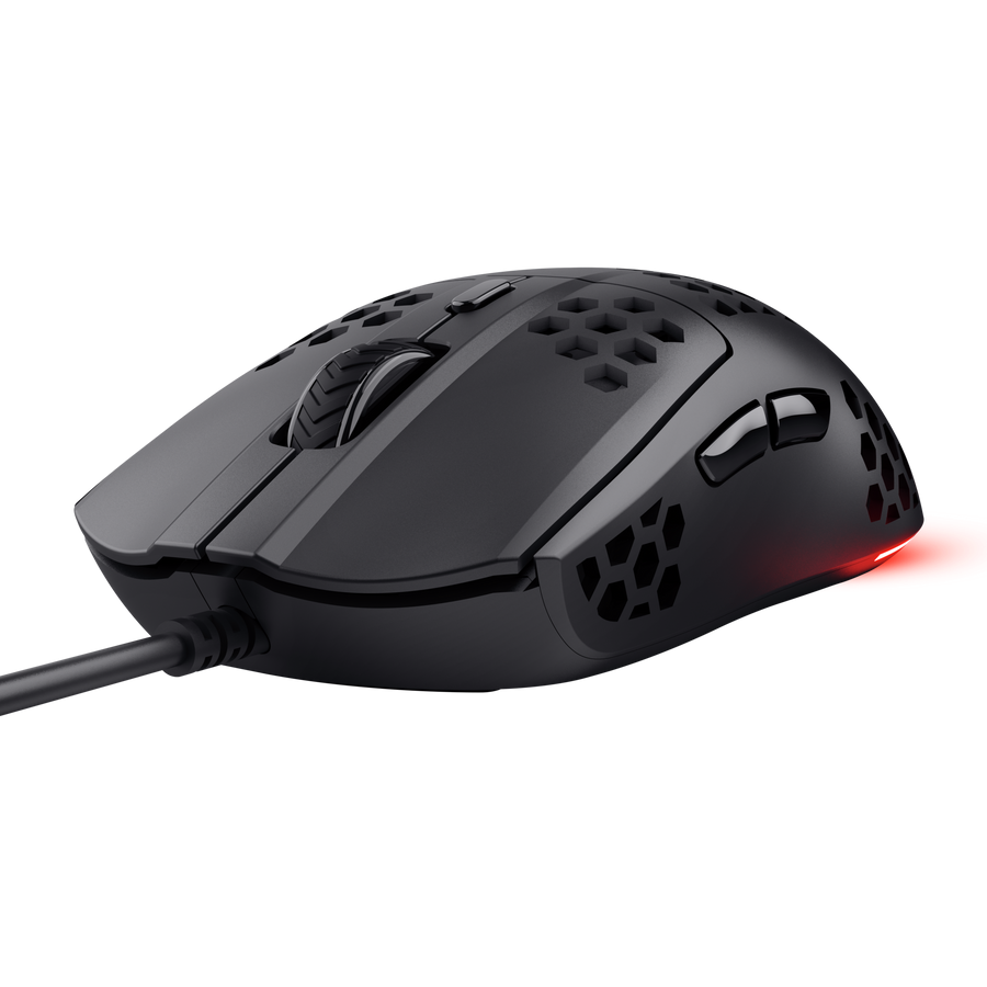 Mouse Trust Helox Gaming Ultraligero Black