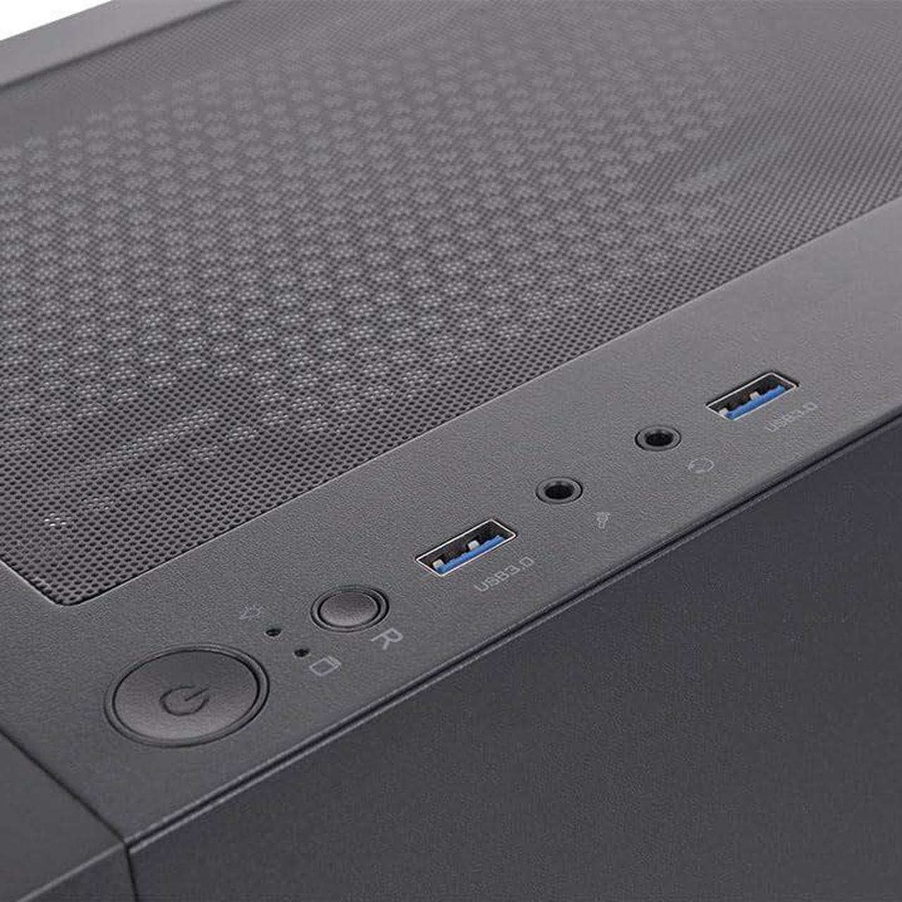 Gabinete Thermaltake S200 Plus Tg Argb Black Tempered Glass