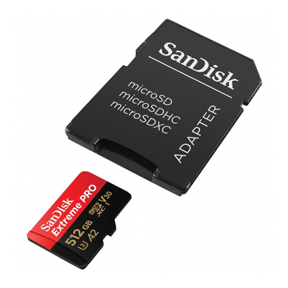 Micro Sdxc 512gb Sandisk Extreme Uhs-i A2 C/adap-sd