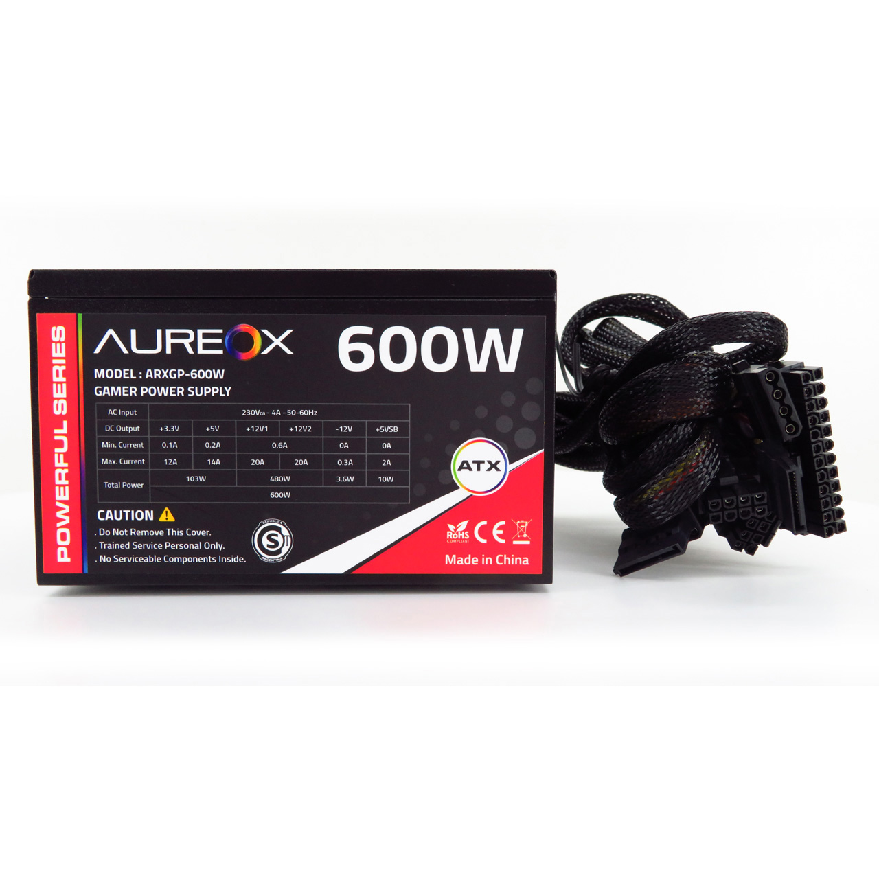 Fuente Gamer Aureox 600w Psu