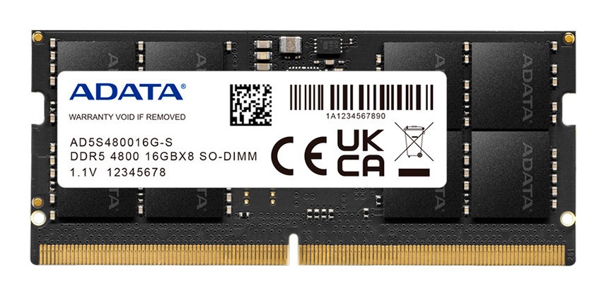 Memoria Adata Sodimm  Ddr5 16gb 4800mhz